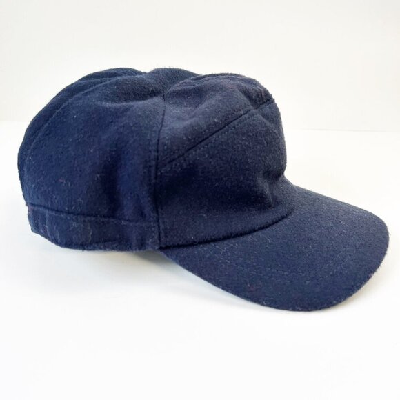 Vintage Broner Hat Insulated Quilted Trapper Wool Blend Cap Outdoor Hunt - Picture 4 of 9